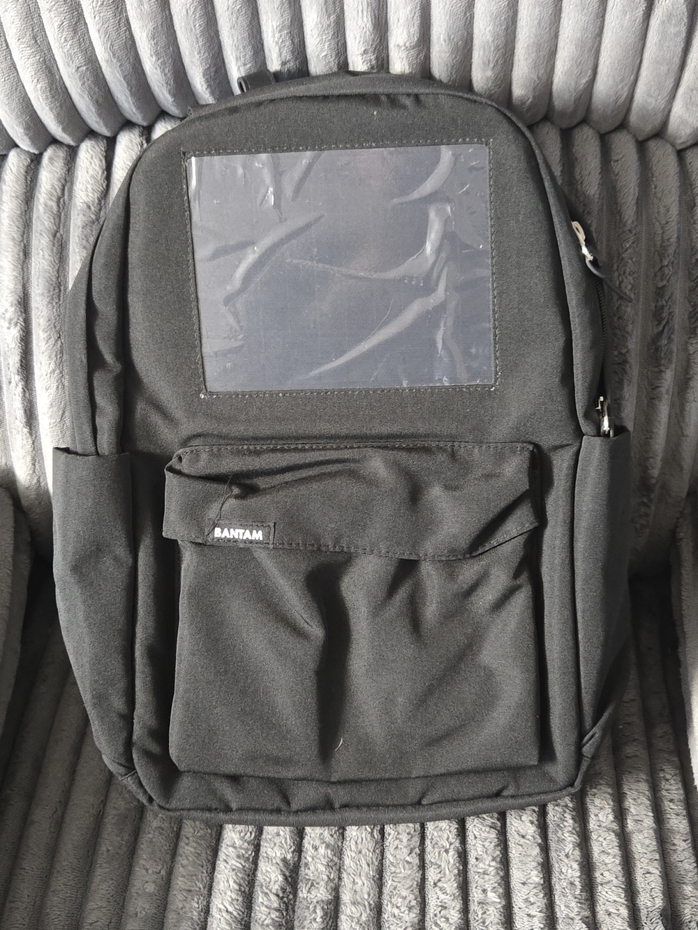 BANTAM Solar Charging Black Backpack